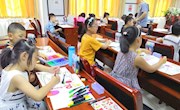 西固区图书馆举办“2019我们的节日·中秋”手抄报绘画课堂