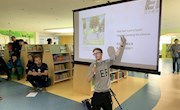 兰州市图书馆青少年分馆举办讲故事英语快闪活动