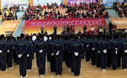  临洮县举行第四届中小学生中华经典诗文诵读比赛活动