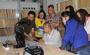 白银市图书馆举办残障读者阅读体验活动