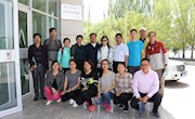 北京大学国家发展研究院陈春花院长一行来瓜州县图书馆参观指导工作