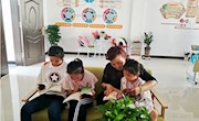 高台县城关镇新建南村社区开展“我的书屋、我的梦”青少年读书活动