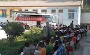 陇西县图书馆流动书屋进校园