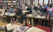 兰州市图书馆“乐龄学堂”书法公益班开课啦