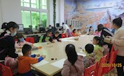 聆听精彩故事 描摹生动形象 —甘肃省图书馆少儿图书馆与方圆少儿美术联合举办趣味蜡块画活动