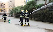 甘肃省图书馆开展微型消防站应急演练