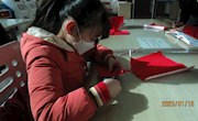 “金兔送福 喜迎新春”亲子剪纸活动