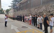 甘肃省图书馆开展消防演练