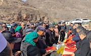 甘肃省图书馆深入帮扶村开展“情暖车拉河”新春慰问活动