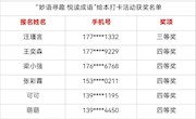 “妙语寻趣 悦读成语”绘本打卡活动获奖名单来啦！