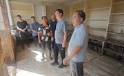省图书馆开展防汛减灾检查和党员慰问工作