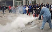 省图书馆组织开展“人人讲安全 个个会应急”消防应急技能培训与实战灭火演练